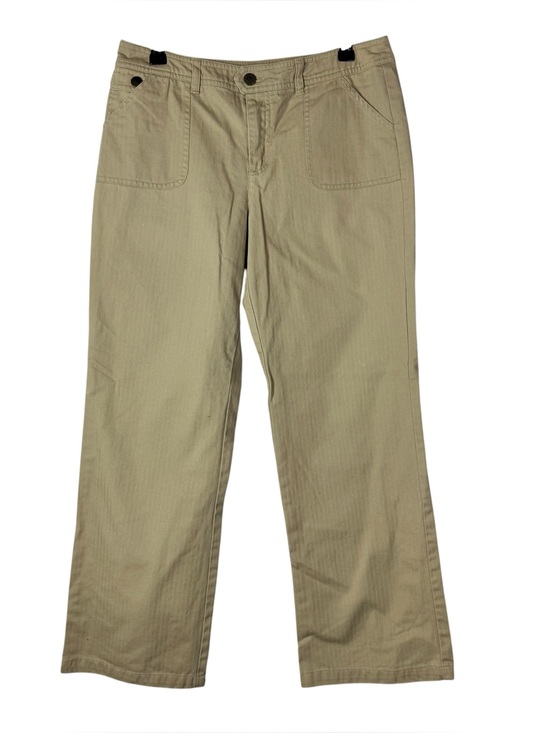 Christopher & Banks Pants - Christopher & Banks Petite Khaki Y2K Bootcut Pants 4P